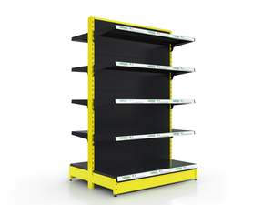 Supermarket <b>Shelves</b> Gondola Shelving <b>Heavy</b> <b>Duty</b> Slatwall Shelving Retail Display System Store Fixture Commercial Use - Product Image 4