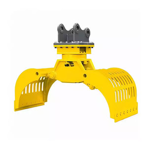 Pince de levage de pierre de bord de route d'excavatrice Pince de bloc de ciment de béton d'excavatrice Griffes de manutention de briques de chaussée polyvalentes - Product Image 2