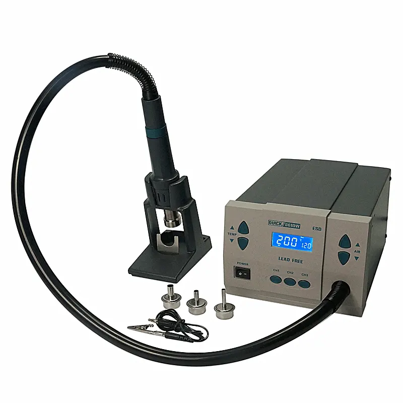 Original 1000W 220/110V QUICK 861DW heat gun lead free hot air soldering station microcomputer temperature Rework Station