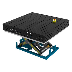 SteelExpert hydraulic welding bench GPPH 1.5x1.48mt, 25mm thick, <b>28mm</b> holes - Product Image 1