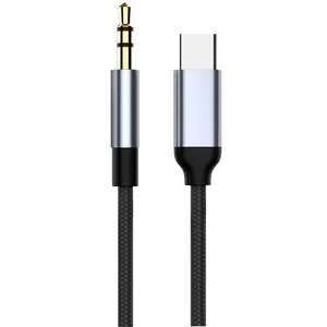 DAC USB tip C Aux kablosu Samsung S8 S9 S10 Google Plxel 2 3 ADC tel 3.5mm jack araba AUX ses adaptörü USB-C kablo