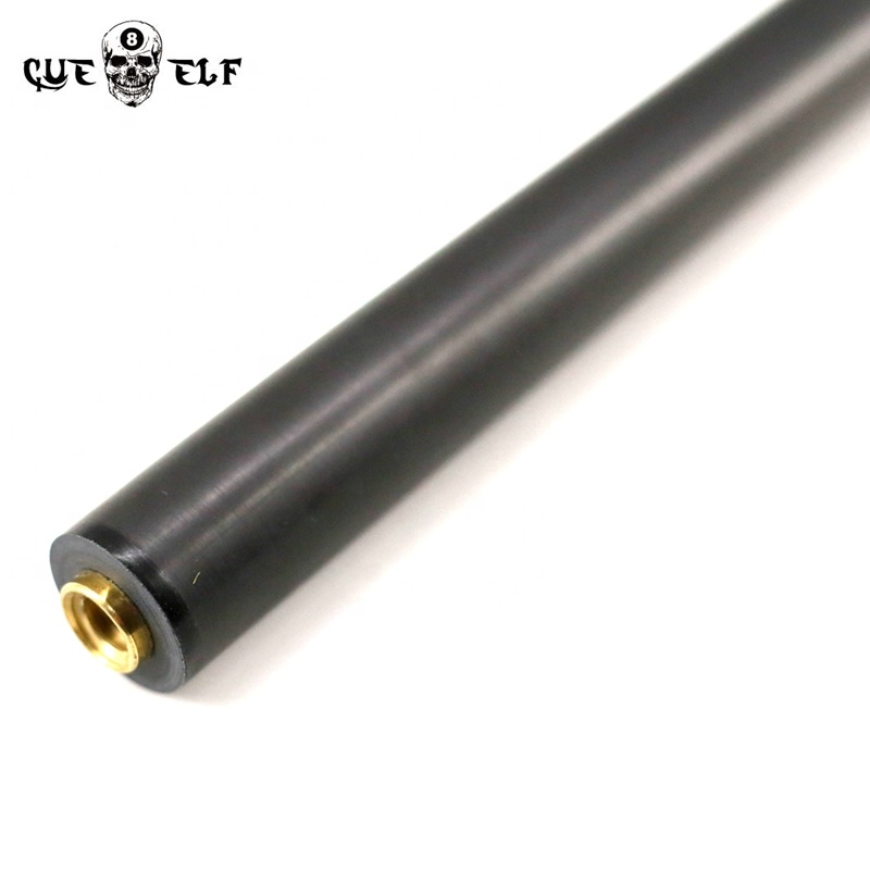 Черный хвостовик бильярдного кия из углеродного волокна Cueelf, 70 см