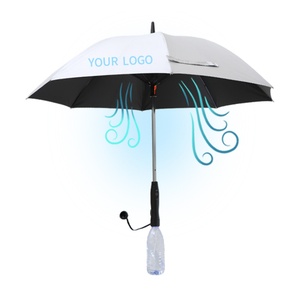2025 New Trend Golf Fan <b>Umbrella</b> with Frog Water Sprayer Wholesale Price with Uv Protect Coating Beach Cool <b>Umbrellas</b> with Fan - Product Image 3