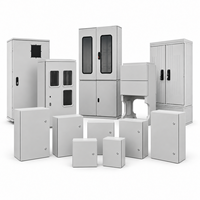 Boîte de distribution étanche en promotion, armoire électrique professionnelle à double porte, haute protection, tableau de distribution triphasé