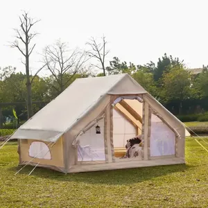 Tente de <span class=keywords><strong>Camping</strong></span> Gonflable Type Maison, Étanche Oxford, de Qualité Supérieure, pour Voyages Familiaux en Extérieur - Product Image 1
