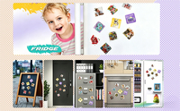 Kit de fabrication de badges aimantés pour réfrigérateur personnalisés 50*50mm, aimants photo pour réfrigérateur, pour événements, mariages, cadeaux, souvenirs