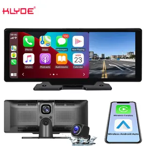 KLYDE 10.26" Portable Carplay Screen Car Radio Display GPS WIFI BT FM Android Auto 2K DVR Cam Car Monitor