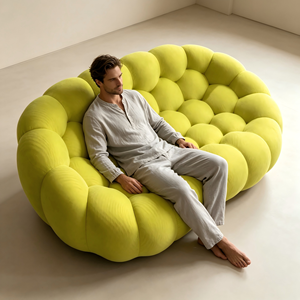 Juego de Sofás de Terciopelo Premium, Sofá Integrado para Sala de Estar, <span class=keywords><strong>Muebles</strong></span> Italianos <span class=keywords><strong>Roche</strong></span> <span class=keywords><strong>Bobois</strong></span> Bubble Hechos a Medida - Product Image 1