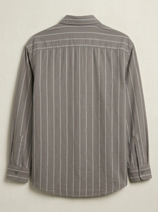 Camisa de Hombre de Manga Larga Casual con Cierre de Botones, Rayas Teñidas con Hilo de Algodón, Corte Regular, Precios Asequibles - Product Image 2