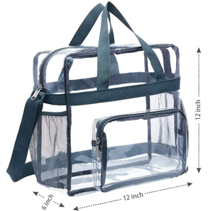 Sac fourre-tout transparent de haute qualité pour femmes, approuvé pour les stades, pour les futurs concerts, les petits matchs de tennis, sac à main multicolores, cadeau promotionnel - Product Image 2