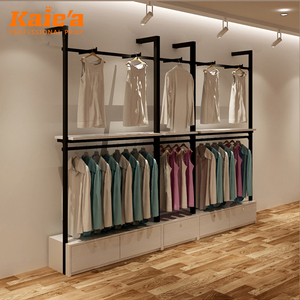 Diseño de Exhibición de Ropa para Tienda de Ropa Femenina, Decoración de Tienda de Ropa Única y Personalizada, Diseño Moderno para Tienda de Ropa - Product Image 2