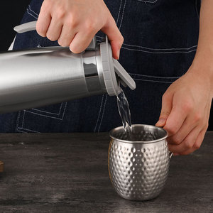 Carafe isotherme en acier inoxydable pour eau froide, isolation 12-24h, idéale pour les cadeaux d'affaires - Product Image 2