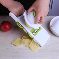Multifunctionele aardappelrasp, snijder, schraper, snijplank, meloen- en fruitmes, maal- en raspmachine