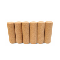 Rodillos de Espuma para Gimnasio de Corcho Natural Ecológico de Alta Densidad NB-TC de Time-Create, Rodillos de Yoga de Calidad para Relajación y Alivio Muscular