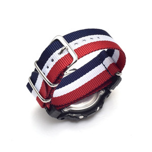 Bracelet de <span class=keywords><strong>montre</strong></span> en nylon tissé en <span class=keywords><strong>tissu</strong></span> de toile de bracelet de <span class=keywords><strong>montre</strong></span> en gros d'usine pour <span class=keywords><strong>Casio</strong></span> GA110 DW6900 5610 5600 bracelets de <span class=keywords><strong>montre</strong></span> en nylon de poignet - Product Image 3