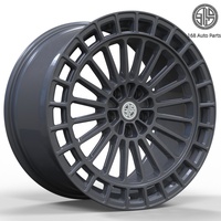 168 Jantes en alliage forgé personnalisées T6-6061 5x130 18 - 24 pouces, jantes rétro turbofan pour Mercedes Benz G63 G-Class W463 W464 S-Class