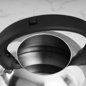 Bollitore <span class=keywords><strong>da</strong></span> tè in acciaio inossidabile con fischietto, finitura a specchio, per fornello, per bollire acqua e servire bevande calde, <span class=keywords><strong>teiera</strong></span> resistente - Product Image 4