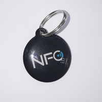 Tactile intelligent NFC Puce QR Code Trouve Étiquette D'IDENTIFICATION Pour Animaux de compagnie Drôle Collier Anti-perte Pour Animaux De Compagnie Étiquette Époxy
