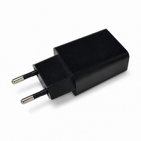 Adaptor USB-A 5V 2A Pabrikan EU untuk Pengisi Daya Dinding Rumah Kantor Hotel Perjalanan untuk Penggunaan Rumah Sehari-hari Pasokan Grosir Pengisi Daya Dinding