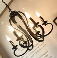 Nouveau design de lustre LED en bois rétro pour salon, luminaire suspendu blanc patiné pour intérieur
