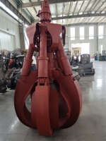 Pince hydraulique à 4 dents avec moteur et engrenage pour le recyclage des métaux lourds pour Sany PC 5-35 tonnes