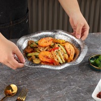 Russie transfrontalière Hengguang Commercial Dry Pot 304 Trois Couches En Acier Martelé Japonais Lotus Feuille Style Coréen Crabe Tom Yum Soupe Stock Pot Pot