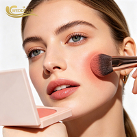 Fard à joues en poudre soyeuse à application douce et couleur modulable pour le maquillage quotidien Fabricant de cosmétiques en marque blanche Vente en gros