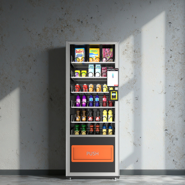 Customized Frozen Vending Machine for Food and Snacks Eco-Friendly Refrigerated Soda Drink Vending Machine for Small Business