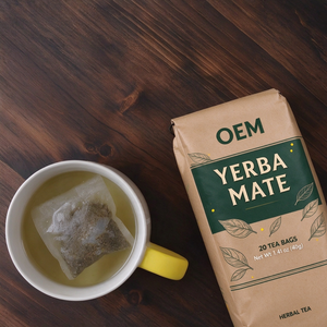 Thé Yerba Mate Naturel OEM, 20 Sachets de Thé en Fibres de Maïs, Caféine, Apporte Énergie, Antioxydant, Renforce l'Immunité, Favorise la Digestion, Soutient la Santé Cérébrale - Product Image 3
