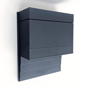 Cappa di Ventilazione <span class=keywords><strong>per</strong></span> Barbecue da Esterno in Acciaio Inox Personalizzata, Altezza 110 Pollici, Finitura Grigio Carbonio/Nero, Design Moderno - Product Image 3