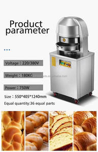 移動式全自動36個生地分割機（キャスター付き）ステンレス鋼304 300個/時 食品加工機器 - Product Image 5