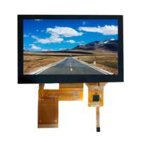 Écran LCD TFT IPS de 4,3 pouces avec résolution 480x272, interface RVB, 40 broches, tactile capacitif, rétroéclairage LED, luminosité 500 cd/m²