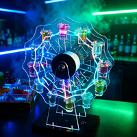 Support à vin lumineux à LED, porte-gobelets, accessoires de bar KTV, présentoir individuel pour verres, étagère créative et colorée pour cocktails