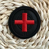 Écusson en cuir TPU personnalisé avec lettres en relief, couleur unie, à coudre, pour accessoires vestimentaires tactiques d'extérieur