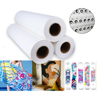 Vente en gros d'usine SUBLICOOL papier de sublimation personnalisé papier de transfert de chaleur rouleau jumbo papiers de transfert de chaleur pour imprimante à jet d'encre