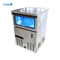 Machine à glaçons en métal au design élégant et simple, peu encombrante, facile à utiliser pour les restaurants