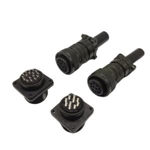 암페놀 자동차용 DIN 32핀 구리 커넥터 원형 베이어닛 MIL 규격 MS3106 MS3106A MS3108 MS5015 25A IP67 암수 커넥터 - Product Image 3