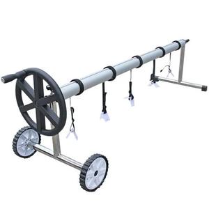 Precio de fábrica, cubierta de piscina de acero inoxidable, carrete, equipo de poste de rodillo, <span class=keywords><strong>Kit</strong></span> de cubierta <span class=keywords><strong>Solar</strong></span> <span class=keywords><strong>para</strong></span> uso en <span class=keywords><strong>piscinas</strong></span> sobre el suelo - Product Image 1