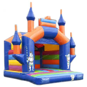 Guangzhou Supplier Knight theme inflatable jumping castle air bouncer for sale