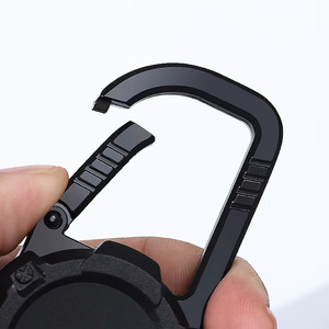 Porte-badge rétractable magnétique robuste et durable avec logo personnalisé, mousqueton porte-clés pour activités de plein air, pêche et voyages - Product Image 4