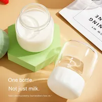 Portable Compact Mini Handheld Shaker Cup Verre Drinkware Résistant À La Chaleur pour Étudiant Internet Célébrité Lait Café Idée Cadeau
