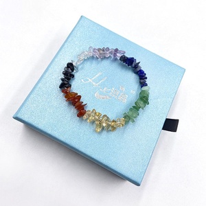 Venta caliente 7 Chakra Crystal Healing Chip Gemstone Stretch Bracelet Stones - Product Image 3