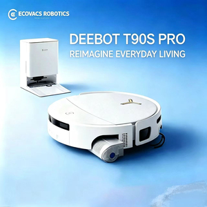 Pour aspirateur robot intelligent T90S Pro avec filtre HEPA, nettoyage automatique, balayage et lavage sans effort, navigation LDS SLAM - Product Image 2
