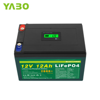 Batterie Lithium-Ion 12V à Décharge Profonde LiFePO4 12Ah pour Détecteur de Poissons, Caméra et Voiture à Bascule – Approvisionnement Direct Usine