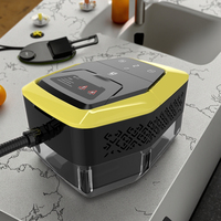 Nettoyeur vapeur portable 2500W, cuiseur vapeur à chauffage rapide, nettoyeur vapeur plug-and-play robuste pour la maison | voiture | cuisine | coulis |