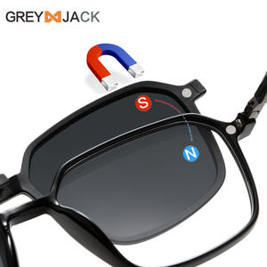 Nouvelles lunettes de soleil polarisées magnétiques avec verres interchangeables pour hommes et femmes, monture TR90, verres TAC, protection UV, unisexe - Product Image 5