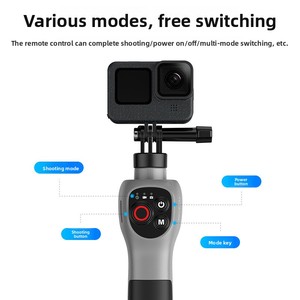 Adaptador TELESIN para GoPro12/11/10, Control Remoto Subacuático, <span class=keywords><strong>Palo</strong></span> Selfie, Resistente al Agua hasta 30 m, para <span class=keywords><strong>Buceo</strong></span>, Hero9/8 con Diseño de Logotipo - Product Image 4