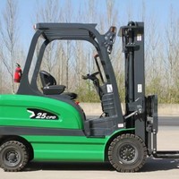 Chariot élévateur électrique à batterie lithium 2,5 tonnes, charge rapide, longue autonomie, chariot élévateur contrepoids