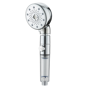 Nuevo diseño ABS cromado cabezal de ducha 360 grados giratorio <span class=keywords><strong>fuerte</strong></span> presión cinco funciones Nano burbuja botón ON/OFF - Product Image 5