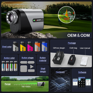 Sndway SW-U1000 골프 거리 측정기 레이저 거리 측정기 Oled 미니 Oem 1000 야드 거리 측정기 골프 및 사냥 - Product Image 3